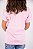 T-SHIRT Feminina Infantil Ox Horns Rosa 534 - Imagem 6