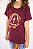 T-SHIRT Feminina Infantil Ox Horns Vinho 5334 - Imagem 4
