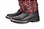 Bota Masculina FYD Solado Jump Cor Preto/Vermelho - Imagem 2