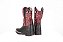 Bota Masculina FYD Solado Jump Cor Preto/Vermelho - Imagem 8