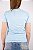 T -Shirt Básica Feminina Azul Bebê Moiadeiros CMF2444 - Imagem 6