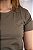 T -Shirt Feminina Básica Verde Oliva Moiadeiros CMF2451 - Imagem 3