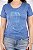 Camiseta Feminina Apache Azul Marinho Modelo 07 - Imagem 1