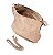 Bolsa Feminina Couro cor Bege - Imagem 7