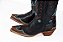 Bota Feminina Goyazes Bico Fino Solado em couro Cano médio Cor - Couro Bison preto USA/Couro Bison preto USA Cod Fornecedor - 266801-CC_03 - Imagem 11