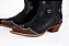 Bota Feminina Goyazes Bico Fino Solado em couro Cano médio Cor - Couro Bison preto USA/Couro Bison preto USA Cod Fornecedor - 266801-CC_03 - Imagem 4