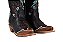 Bota Feminina Goyazes Bico Fino Solado em couro Cano médio Cor - Couro Bison preto USA/Couro Bison preto USA Cod Fornecedor - 266801-CC_03 - Imagem 7