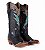 Bota Feminina Goyazes Bico Fino Solado em couro Cano médio Cor - Couro Bison preto USA/Couro Bison preto USA Cod Fornecedor - 266801-CC_03 - Imagem 12