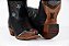 Bota Feminina Goyazes Bico Fino Solado em couro Cano médio Cor - Couro Bison preto USA/Couro Bison preto USA Cod Fornecedor - 266801-CC_03 - Imagem 16