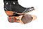 Bota Feminina Goyazes Bico Fino Cano médio Solado em couro Cor - Waterproof Black/Waterproof Black Cod Fornecedor - 266801-CHC_07 - Imagem 12