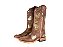 Bota feminina Goyazes Cano médio Solado em couro Bico quadrado Cor - Couro Dallas Furta Cor / Couro Dallas Furta cor Cod fornecedor - 266403-CC_03 - Imagem 1