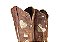 Bota feminina Goyazes Cano médio Solado em couro Bico quadrado Cor - Couro Dallas Furta Cor / Couro Dallas Furta cor Cod fornecedor - 266403-CC_03 - Imagem 2