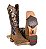 Bota feminina Goyazes Bico quadrado Cano médio Solado em couro Cor - Couro Dakar Moucha Mouse Couro Atlanta café Cod fornecedor - 263201-CC_06 - Imagem 9