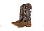 Bota feminina Goyazes Bico quadrado Cano médio Solado em couro Cor - Couro Dakar Moucha Mouse Couro Atlanta café Cod fornecedor - 263201-CC_06 - Imagem 1