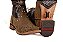 Bota feminina Goyazes Bico quadrado Cano médio Solado em couro Cor - Couro Dakar Moucha Mouse Couro Atlanta café Cod fornecedor - 263201-CC_06 - Imagem 10