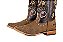 Bota feminina Goyazes Bico quadrado Cano médio Solado em couro Cor - Couro Dakar Moucha Mouse Couro Atlanta café Cod fornecedor - 263201-CC_06 - Imagem 2