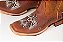 Bota feminina Goyazes Bico quadrado Solado em couro injetado - Café Cano médio Cor - Nobuk Oil Tan / Dallas Terra Cod fornecedor - 263202-CHC_07 - Imagem 4