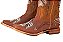 Bota feminina Goyazes Bico quadrado Solado em couro injetado - Café Cano médio Cor - Nobuk Oil Tan / Dallas Terra Cod fornecedor - 263202-CHC_07 - Imagem 3