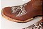 Bota feminina Goyazes Bico quadrado Solado em couro injetado - Café Cano médio Cor - Nobuk Oil Tan / Dallas Terra Cod fornecedor - 263202-CHC_07 - Imagem 5