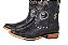 Bota feminina Goyazes Bico quadrado Solado em couro injetado - Café Cano médio Cor - Couro Argentino Preto / Couro Argentino Preto Cod fornecedor - 263201-CC_04 - Imagem 3