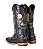 Bota feminina Goyazes Bico quadrado Solado em couro injetado - Café Cano médio Cor - Couro Argentino Preto / Couro Argentino Preto Cod fornecedor - 263201-CC_04 - Imagem 12