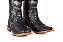 Bota feminina Goyazes Bico quadrado Solado em couro injetado - Café Cano médio Cor - Couro Argentino Preto / Couro Argentino Preto Cod fornecedor - 263201-CC_04 - Imagem 7