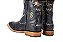 Bota feminina Goyazes Bico quadrado Solado em couro injetado - Café Cano médio Cor - Couro Argentino Preto / Couro Argentino Preto Cod fornecedor - 263201-CC_04 - Imagem 13