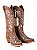 Bota feminina Goyazes Bico Fino Solado em couro injetado - Café Cano médio Cor - Dallas Furta cor / Dallas Furta cor Cod fornecedor - 266806-CC_05 - Imagem 4