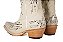 Bota feminina Goyazes Bico Fino Solado em couro injetado - Café Cano médio Cor - Austin Off White / Austin Off White Cod fornecedor - 269803-CC_02 Zíper lateral - Imagem 14