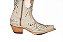 Bota feminina Goyazes Bico Fino Solado em couro injetado - Café Cano médio Cor - Austin Off White / Austin Off White Cod fornecedor - 269803-CC_02 Zíper lateral - Imagem 16