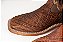 Bota masculina Goyazes Couro exótico legítimo Elefante Bico quadrado Cano médio Cor - Elefante Camel / Dakar café Solado em couro Grupon 5.5MM Cod Fornecedor: 266502-EC - Imagem 5