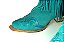 Bota feminina Goyazes Bico fino Cano médio/baixo Bico fino Camurça Cor camurça turquesa / camurça turquesa Solado em couro injetado - couro café Cod fornecedor 266803-CC_03 - Imagem 5