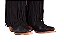 Bota feminina Goyazes Bico fino Cano médio/baixo Bico fino Cor waterproof Black / Waterproof Black Solado em couro injetado - couro café Cod fornecedor 266803-CHC_07 - Imagem 13