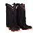 Bota feminina Goyazes Bico fino Cano médio/baixo Bico fino Cor waterproof Black / Waterproof Black Solado em couro injetado - couro café Cod fornecedor 266803-CHC_07 - Imagem 11