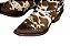Bota feminina Jácomo Bico fino Cano médio Sola Borracha Ref: 90450/TBQC Cor: Fóssil Oil café / Pelo vaca marrom - Imagem 10