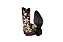 Bota feminina Jácomo Bico fino Cano médio Sola Borracha Ref: 90450/TBQC Cor: Fóssil Oil café / Pelo vaca marrom - Imagem 16