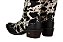 Bota feminina Jácomo Bico fino Cano médio Sola Borracha Ref: 90450/TBQC Cor: Fóssil Oil Preto / Pelo vaca Preto - Imagem 6