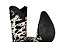 Bota feminina Jácomo Bico fino Cano médio Sola Borracha Ref: 90450/TBQC Cor: Fóssil Oil Preto / Pelo vaca Preto - Imagem 2