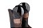 Bota Masculina Mr. West Crazy Café Fóssil Preto 1463 - Solado Couro - Imagem 7