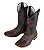 Bota Masculina Mr. West Crazy Café Fóssil Preto 1463 - Solado Couro - Imagem 3