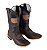 Bota Masculina Mr. West Crazy Café Fóssil Preto 1463 - Solado Couro - Imagem 18