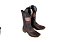 Bota Masculina Mr. West Crazy Café Fóssil Preto 1463 - Solado Couro - Imagem 6