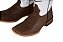 Bota Masculina Mr. West Crazy Tabaco USA café 1463 cano branco - Solado Couro - Imagem 6