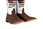 Bota Masculina Mr. West Crazy Tabaco USA café 1463 cano branco - Solado Couro - Imagem 9