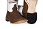 Bota Masculina Mr. West Crazy Tabaco USA café 1463 cano branco - Solado Couro - Imagem 12