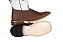 Bota Masculina Mr. West Crazy Tabaco USA café 1463 cano branco - Solado Couro - Imagem 18