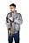 Jaqueta Masculina Ariat Nylon Cinza Bordado Preto - Imagem 3