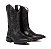Mr West feminina Solado flex Fóssil preto Cano floather preto - Imagem 10