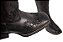 Mr West feminina Solado flex Fóssil preto Cano floather preto - Imagem 2