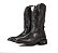 Mr West feminina Solado flex Fóssil preto Cano floather preto - Imagem 17